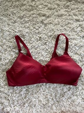 Torrid Curve Dark Red Wireless Lined Bra Size 40C